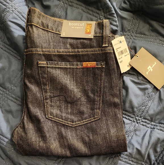 7forallmankind bootcut original fit Size 27 dark blue - Picture 1 of 8